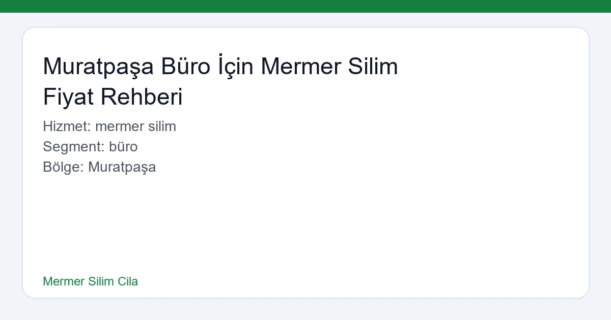 Muratpaşa'da bir büro zemininde mermer silim ve parlatma çalışması